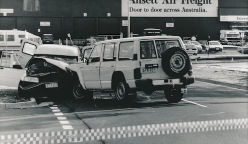 The special operations 'vehicle (Right) smoke in the Gallbourne Airport panel' in July 1992.