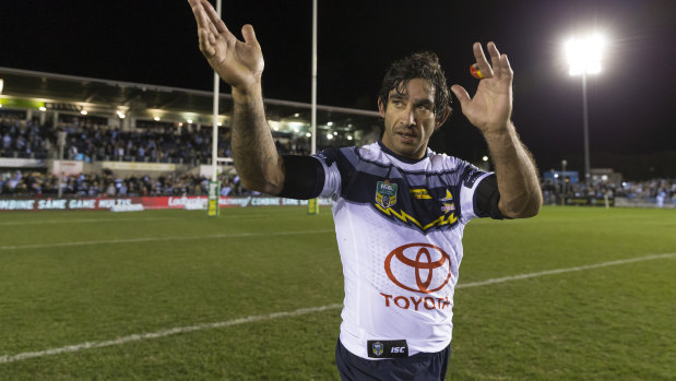 Not done yet: Johnathan Thurston will stay on at the Cowboys as an ambassador for the club until 2022.