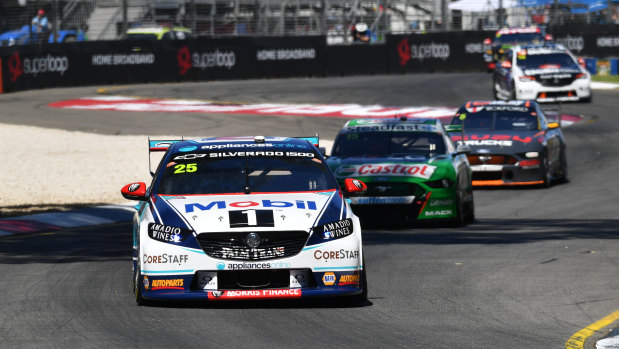The Supercars season was halted in March after one round.