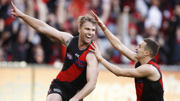 Stringer booted two goals against Sydney in Essendon's 10-point victory last weekend.
