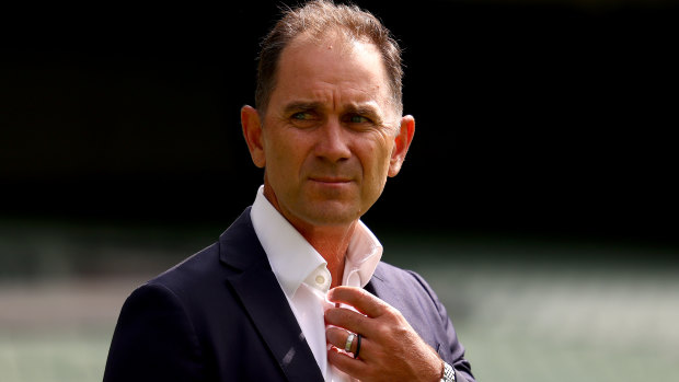 Current Australian men’s coach Justin Langer has been linked to the England national role. 