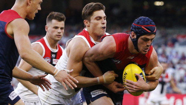 Angus Brayshaw and his Demons have struggled to click in 2019.