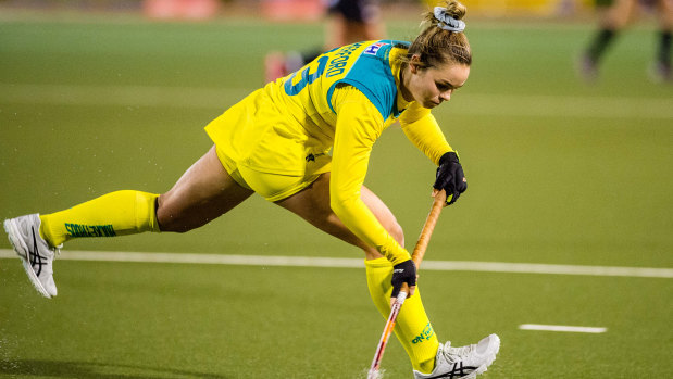 The Hockeyroos remain second on the table after losing to Holland.