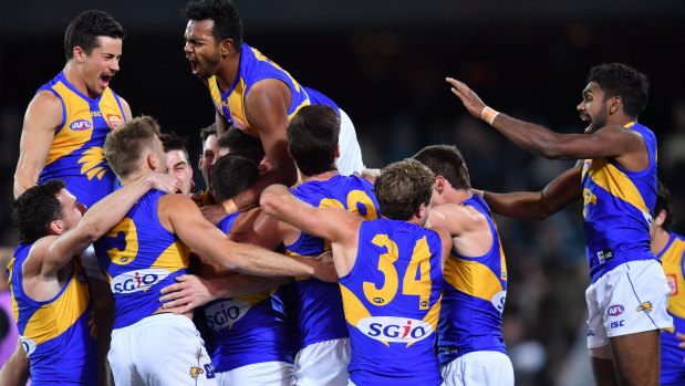 West Coast's post-siren win against Port typifies the belief of the players in 2018.