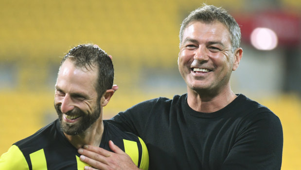 Mark Rudan (right) is widely expected to take the coaching job at Western United.