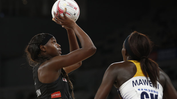 Shimona Nelson led the charge for the Magpies.