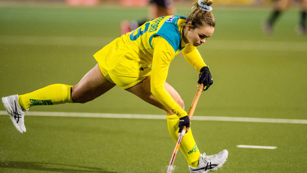 Hockeyroos striker Kalindi Commerford is an advocate for change.
