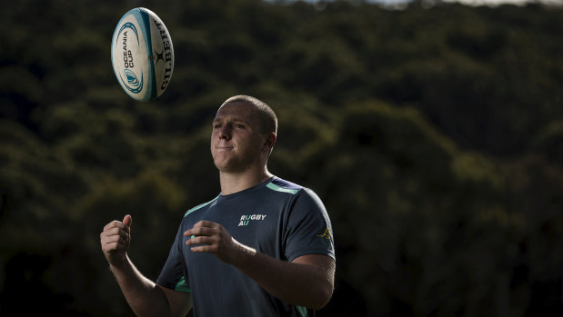 Angus Bell will start at loosehead prop for the Junior Wallabies in their U20s World Championship opener against Italy on Tuesday night. 
