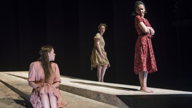 <i>The Bleeding Tree</i> at The Playhouse, Canberra Theatre Centre. With Brenna Harding as Ida, Sophie Ross as Ada and Paula Arundell as Mother. 