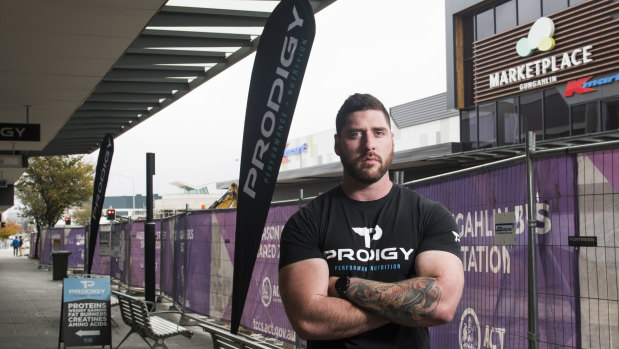 Cam McAlister, owner of Prodigy Supplements says the Gungahlin town centre has become a ghost town.