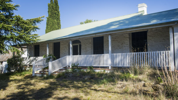 Picture of the more than 140-year-old Gold Creek Homestead which is now on the market