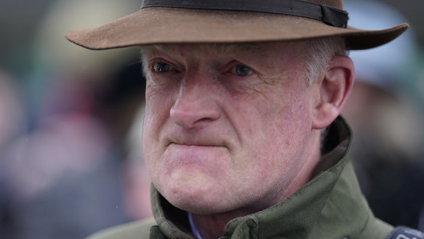 On track: Willie Mullins at Cheltenham Racecourse in England.