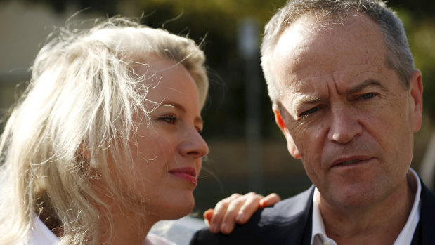 Bill Shorten and wife Chloe return home after a disastrous election result.