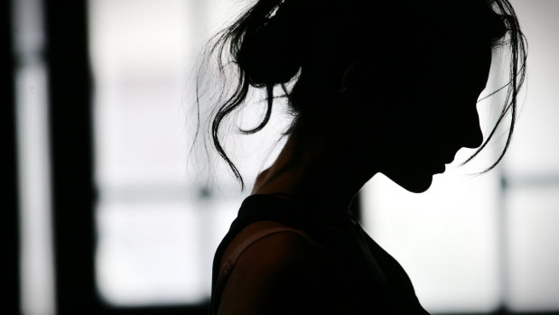 The childcare worker was trapped in the corner of a room and allegedly raped by a teenage boy. 