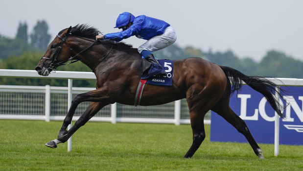 Adayar charges to the post under William Buick in the King George.