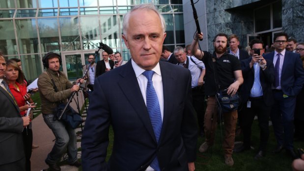 Malcolm Turnbull targeted Tony Abbott's economic leadership, as well as his Newspoll record. 