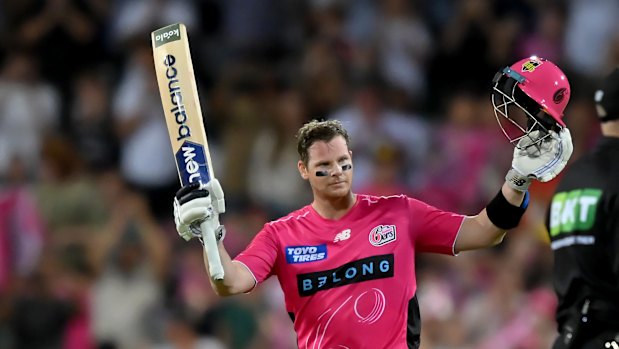 Get him now: Steve Smith is the form batsman of spin bowling in the world, but is not part of Australia’s Twenty20 World Cup squad in the subcontinent. 