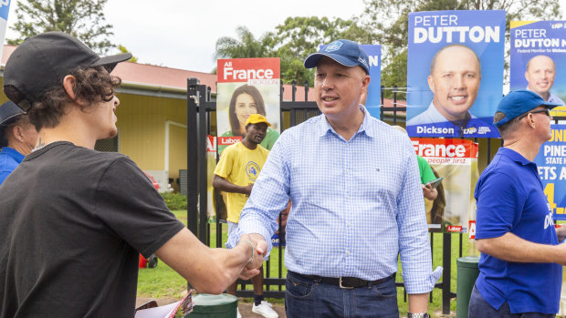 Home Affairs Minister Peter Dutton has polled strongly.