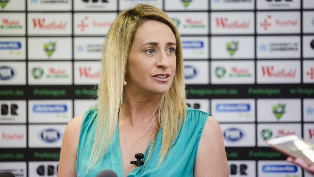 Canberra United coach Heather Garriock.
