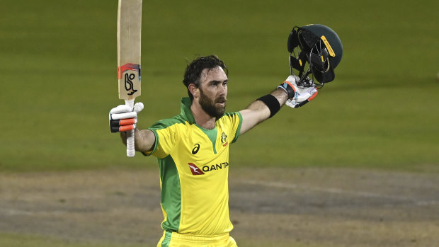 Glenn Maxwell played one of the best innings of his career in Australia's win over England.