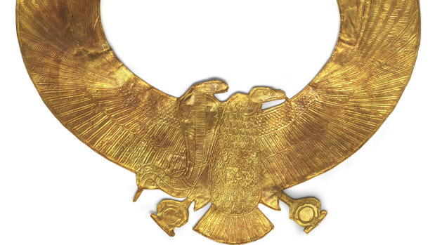 Gold Wesekh Collar and Counterpoise Vulture with Spread Wings and Uraeus