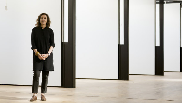Melbourne architect Kerstin Thompson in the redeveoped Police Stables, now visual arts studio space at the VCA.