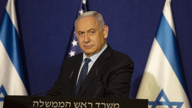 Israeli Prime Minister Benjamin Netanyahu during a news conference in Jerusalem last week.