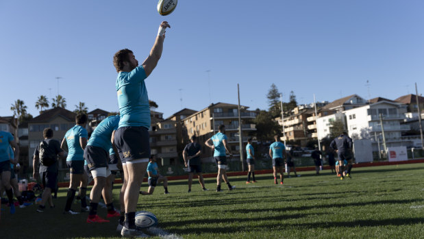 Home away from home: Argentina have developed a close link with Randwick and their Coogee Oval training base. 