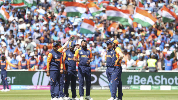 Home away from home: Edgbaston was a sea of blue and orange but England showed no signs of being awed.