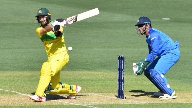 Glenn Maxwell hits out after getting more time in the middle.