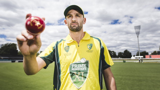 Australian off-spin bowler Nathan Lyon will return to Manuka Oval.