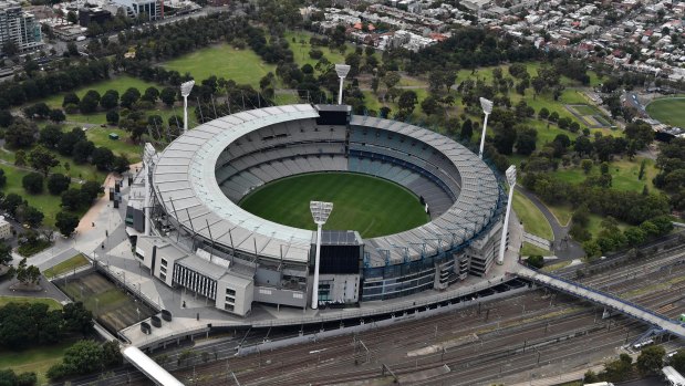 The government has confirmed there is a small amount of cladding on the MCG.