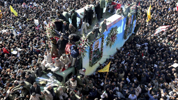 Dozens of people were killed in a stampede at the funeral service for General Qassem Soleimani.