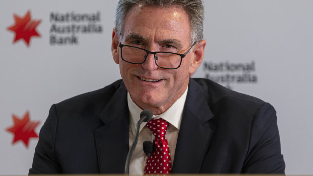 Newly appointed NAB chief executive Ross McEwan at a press conference in Melbourne on Friday.