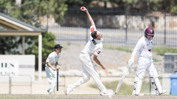Jak Willcox steaming into the history books for Ginninderra.