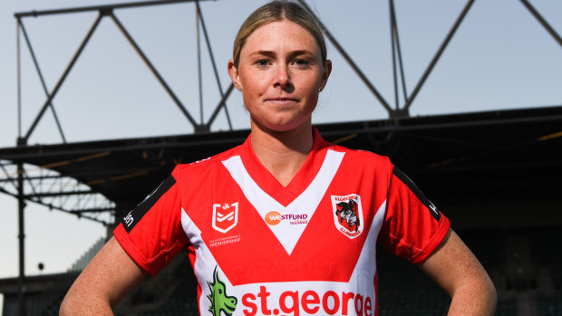 Dragons recruit Maddie Studdon says her new club are "ready to go" in the NRLW.