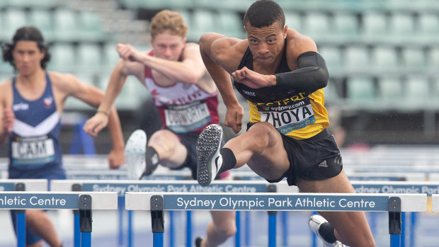 In high demand: rising star Sasha Zhoya has got Australian athletics officials excited. 