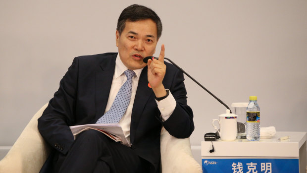 Chinese vice minister of commerce, Qian Keming, says trade has become a 'scapegoat'.