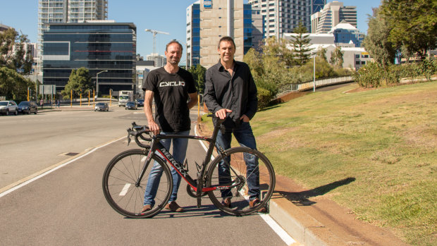 Chris Singleton (L) and Kingsley Fiegert (R) are pushing Cycliq into a global race.
