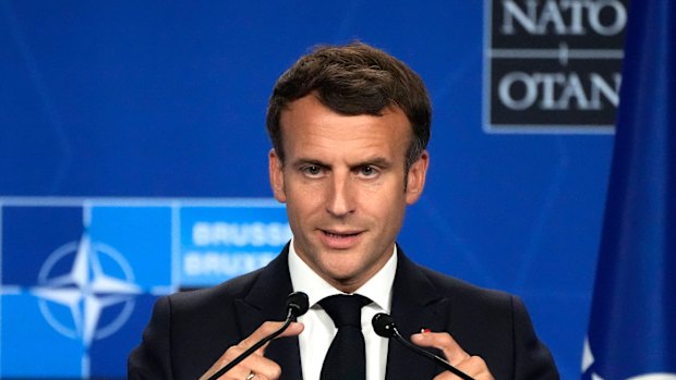 French President Emmanuel Macron has argued against allowing China to distract from the mission of NATO.