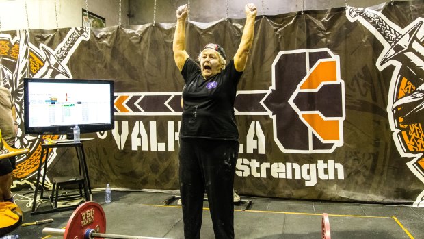 Dr Janet Hammill, powerlifting champion