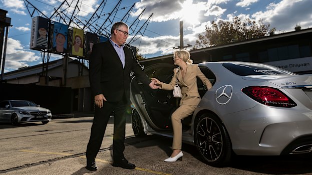 Celebrity driver Phillip Smith.