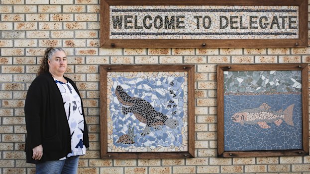 Delegate resident Nicole Mellon was shocked to learn the town didn't have clean drinking water.