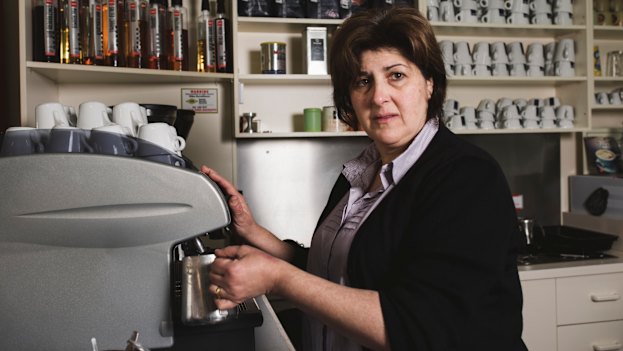 Dina Dracopoulos owns Cosmo Cafe in Bombala.