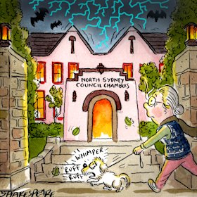 North Sydney Council. Illustration: John Shakespeare