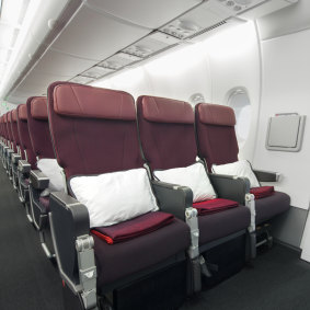 Qantas charges a fee to book the exit row, but the fee is not refundable.