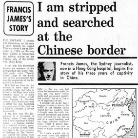The first instalment of Francis James' account of his misadventures in China, as told to <i>The Age</i> and <i>The Sydney Morning Herald</i>. 