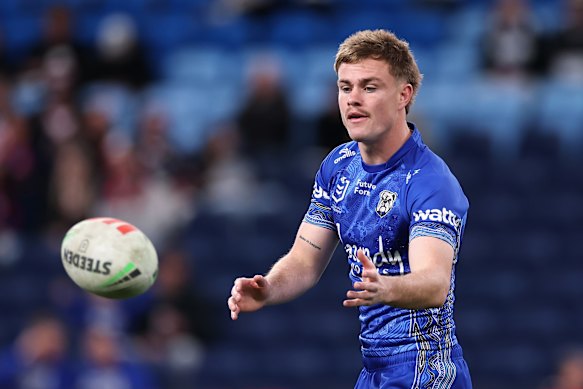Bulldogs halfback Lachlan Galvin.