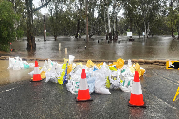 Towns along the Murray River have been hit hard by flooding.