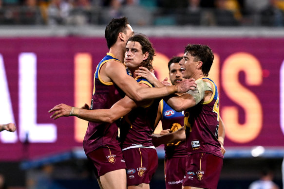 The Lions were comfortable, 41-point victors.